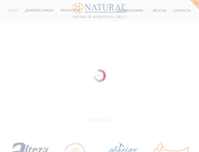 Tablet Screenshot of natalim.com.mx